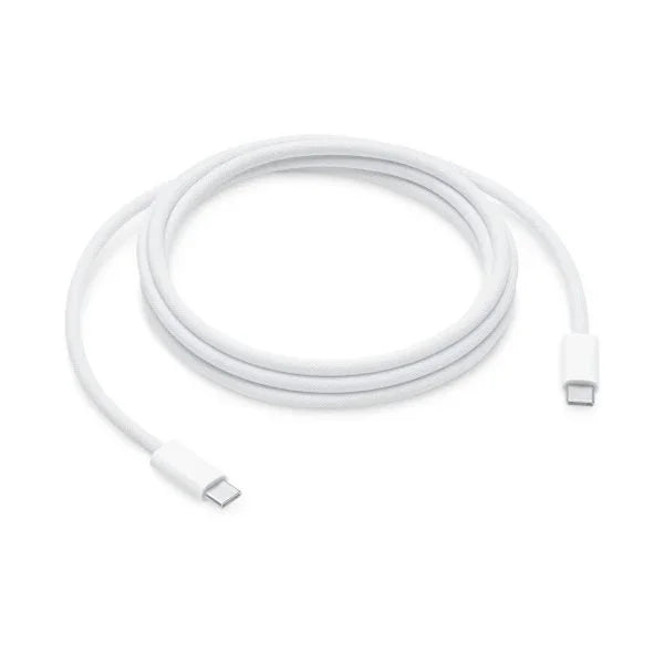 Apple Usb-C To Usb C 240W Charge Woven Cable 2M - White - Tashqila Apple Usb-C To Usb C 240W Charge Woven Cable 2M - White - Tashqila